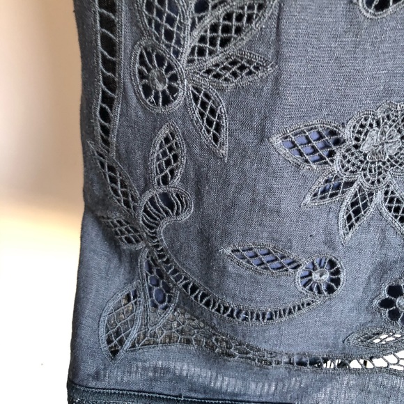 CLUB MONACO Luceenie Eyelet Linen Dress - Picture 4 of 12